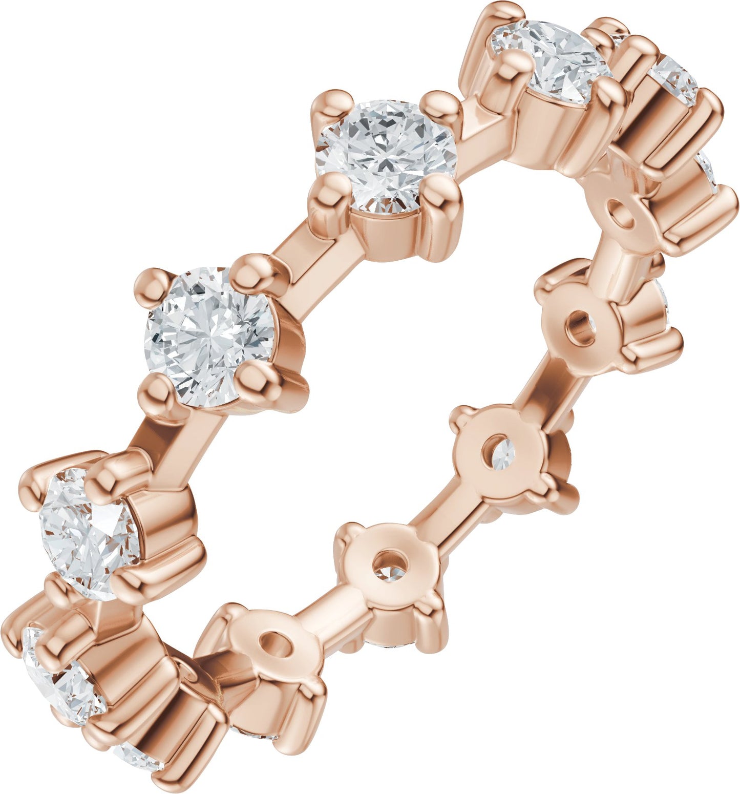 1 1/5 Ctw Lab-Grown Diamnd Eternity Band