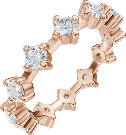 1 1/5 Ctw Lab-Grown Diamnd Eternity Band
