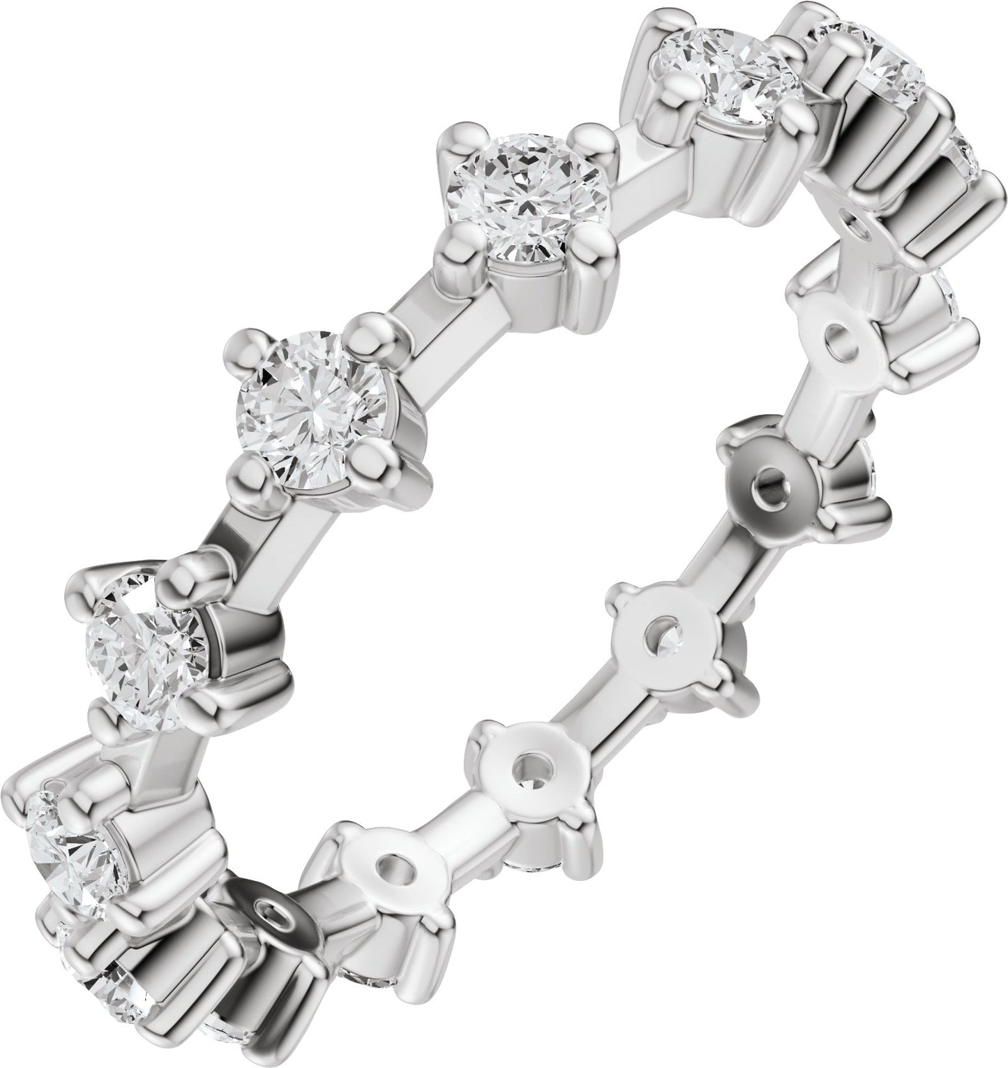 1 Ctw Lab-Grown Diamond Eternity Band