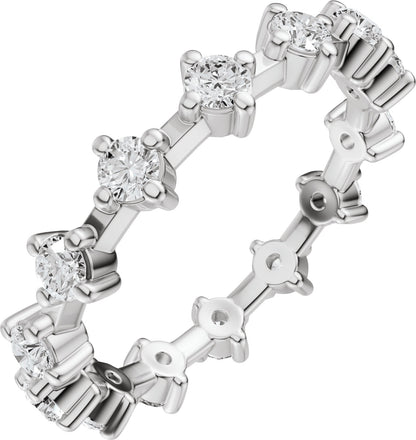 1 Ctw Lab-Grown Diamond Eternity Band
