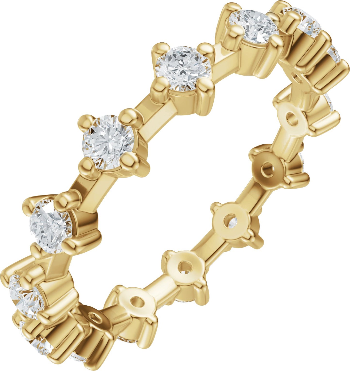 1 Ctw Lab-Grown Diamond Eternity Band