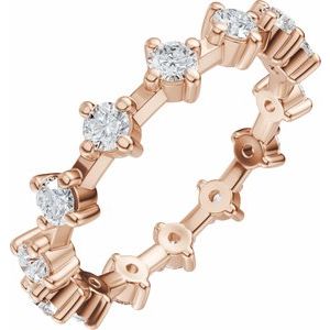 1 Ctw Lab-Grown Diamond Eternity Band