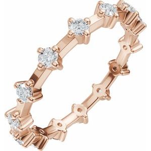 1/2 Ctw Lab-Grown Diamond Eternity Band