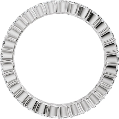 Marquise Lab-Grown Diamond Eternity Band - White Gold - Lab Grown Diamond
