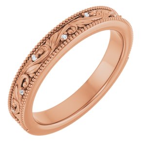 .06 Ctw Lab-Grown Diamond Wedding Band