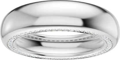 5/8 Ctw Lab-Grown Diamond Band - White Gold - Lab Grown Diamond