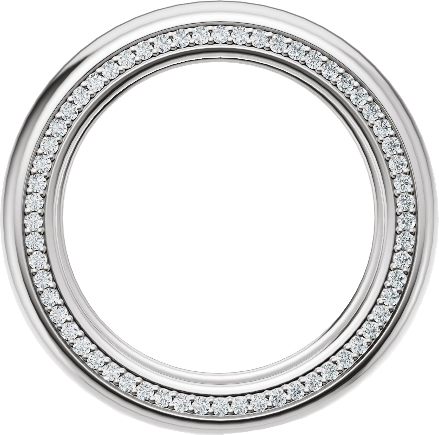 5/8 Ctw Lab-Grown Diamond Band - White Gold - Lab Grown Diamond
