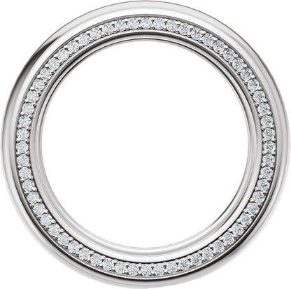 5/8 Ctw Lab-Grown Diamond Band - White Gold - Lab Grown Diamond