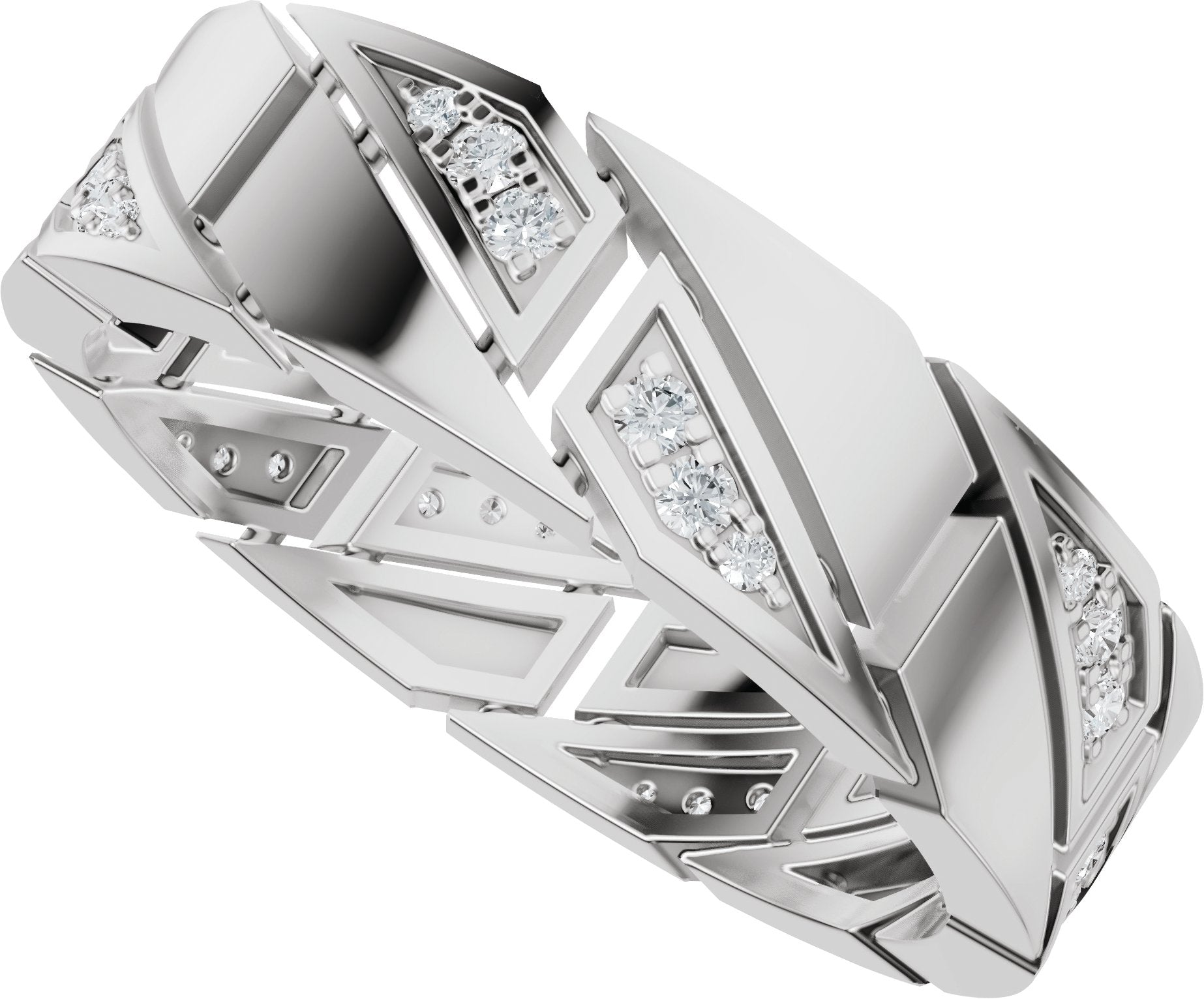 Lab-Grown Diamond Eternity Band - White Gold - Lab Grown Diamond