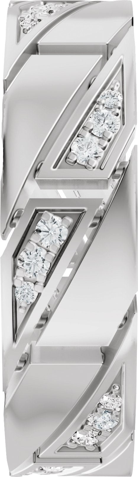 Lab-Grown Diamond Eternity Band - White Gold - Lab Grown Diamond