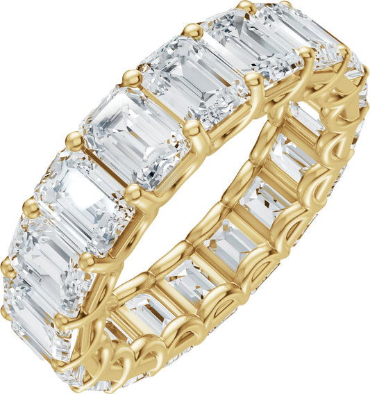 2 1/5 Ctw Lab-Grown Diamond Low Profile Eternity Band