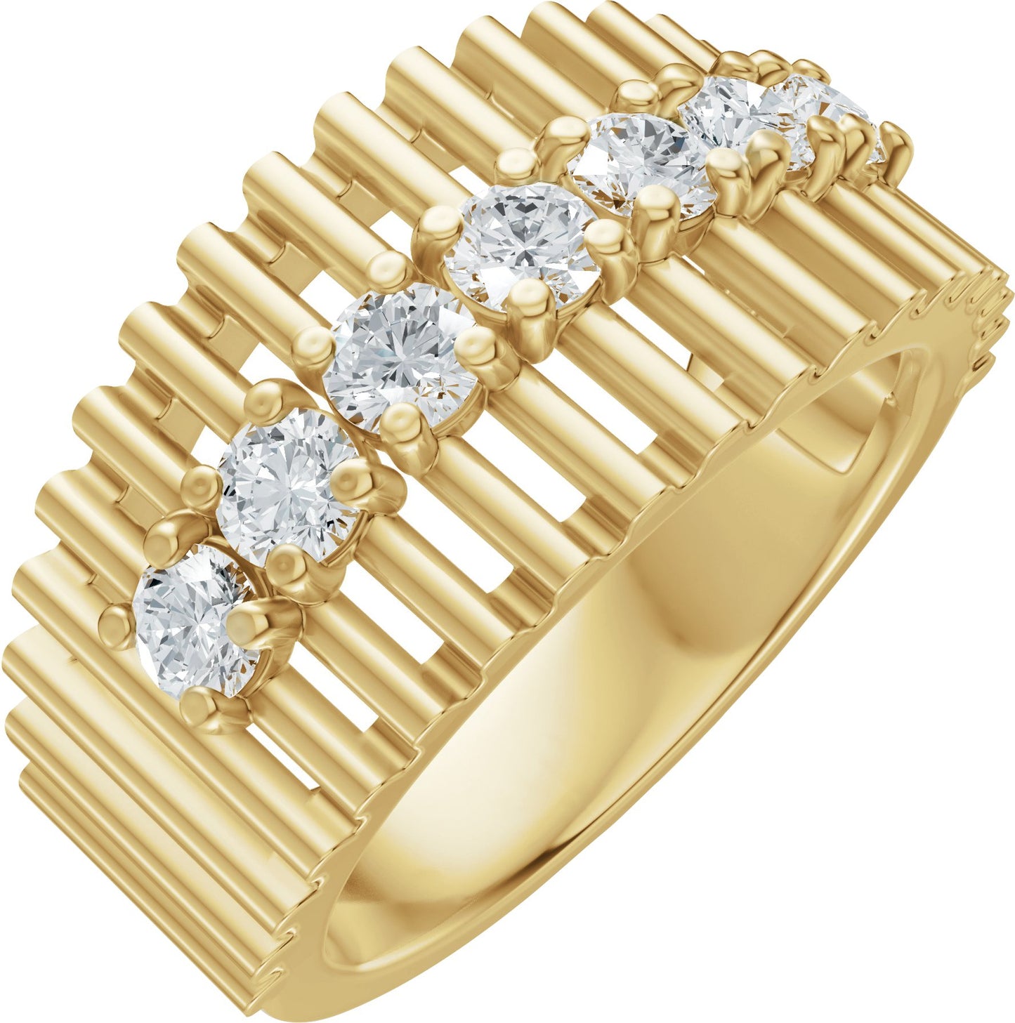 5/8 Ctw Lab-Grown Diamond Anniversary Band