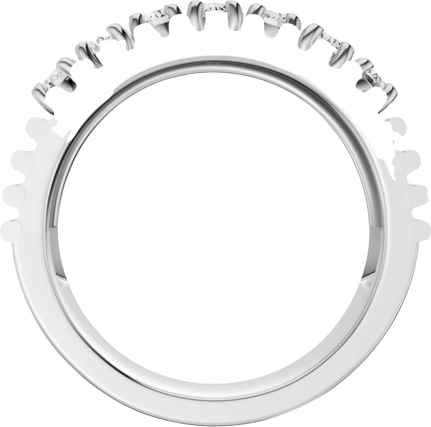 5/8 Ctw Lab-Grown Diamond Anniversary Band - White Gold - Lab Grown Diamond