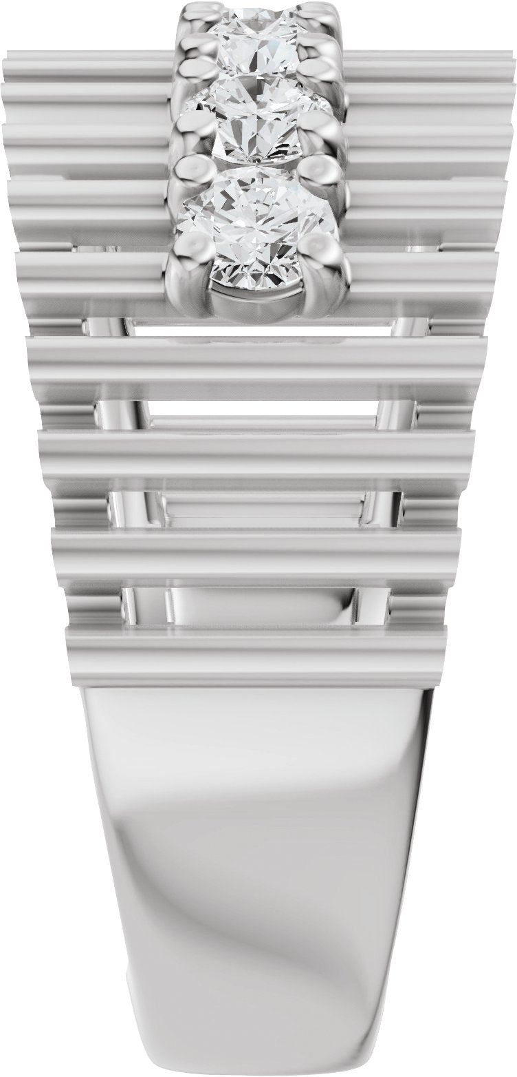 5/8 Ctw Lab-Grown Diamond Anniversary Band - White Gold - Lab Grown Diamond