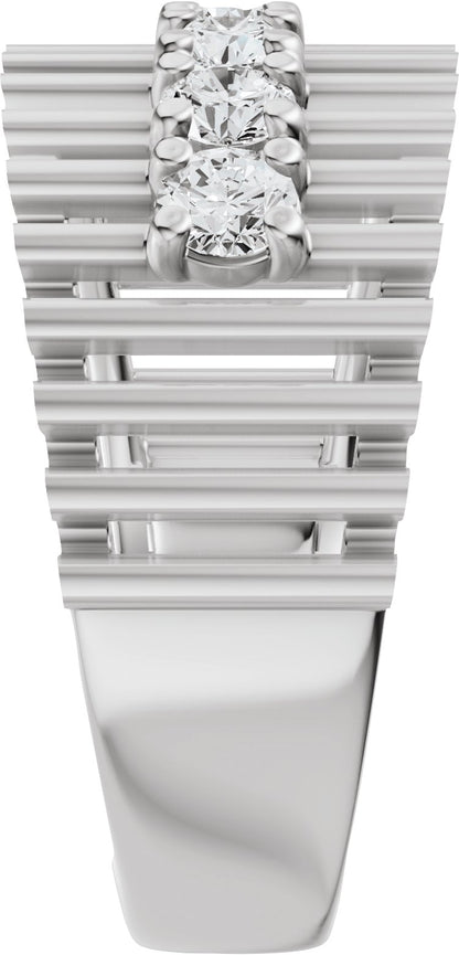 5/8 Ctw Lab-Grown Diamond Anniversary Band - White Gold - Lab Grown Diamond
