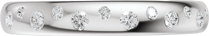 1/5 Ctw Lab-Grown Diamond Anniversary Band - White Gold - Lab Grown Diamond