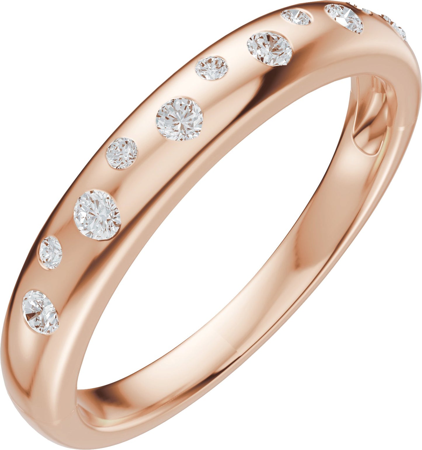 1/5 Ctw Lab-Grown Diamond Anniversary Band