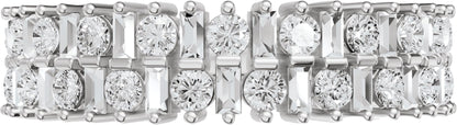 1 Ctw Lab-Grown Diamond Anniversary Band - White Gold - Lab Grown Diamond