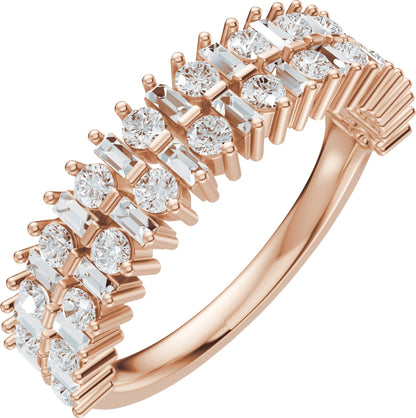 1 Ctw Lab-Grown Diamond Anniversary Band