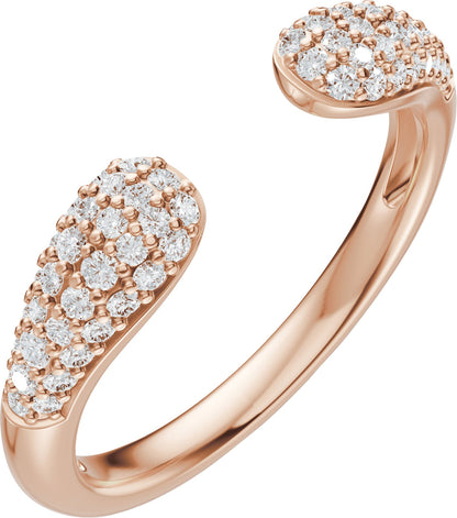 1/3 Ctw Lab-Grown Diamond Open Band