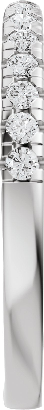 1/6 Ctw Lab-Grown Diamond Open Band - White Gold - Lab Grown Diamond
