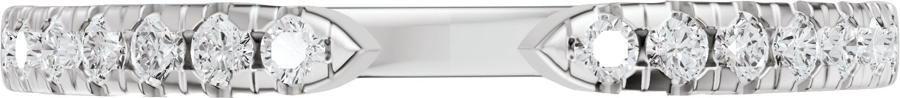 1/6 Ctw Lab-Grown Diamond Open Band - White Gold - Lab Grown Diamond