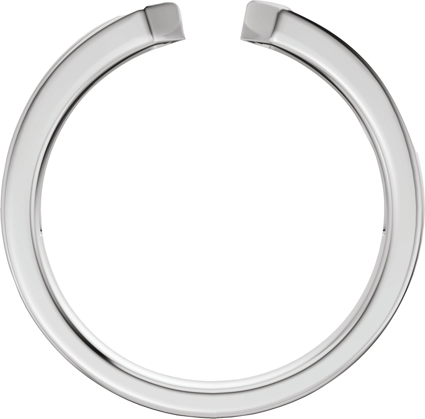 1/5 Ctw Lab-Grown Diamond Open Band - White Gold - Lab Grown Diamond