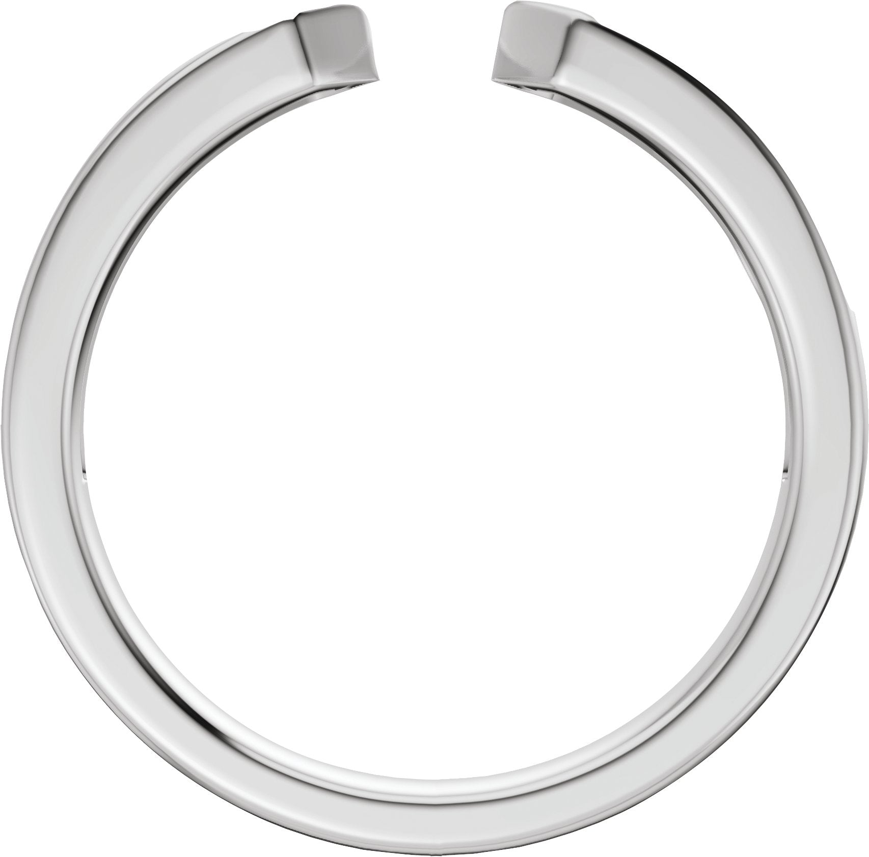 1/5 Ctw Lab-Grown Diamond Open Band - White Gold - Lab Grown Diamond