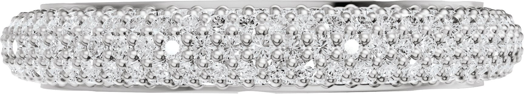 9/10 Ctw Lab-Grown Diamond Anniversary Band - White Gold - Lab Grown Diamond
