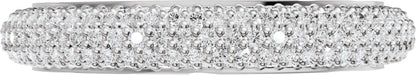 9/10 Ctw Lab-Grown Diamond Anniversary Band - White Gold - Lab Grown Diamond