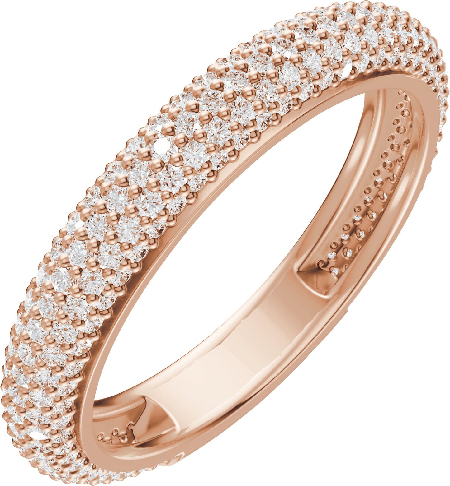 9/10 Ctw Lab-Grown Diamond Anniversary Band