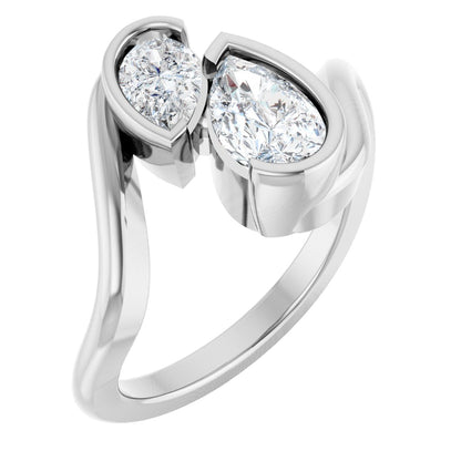 1 Ctw Lab-Grown Diamond Engagement Ring
