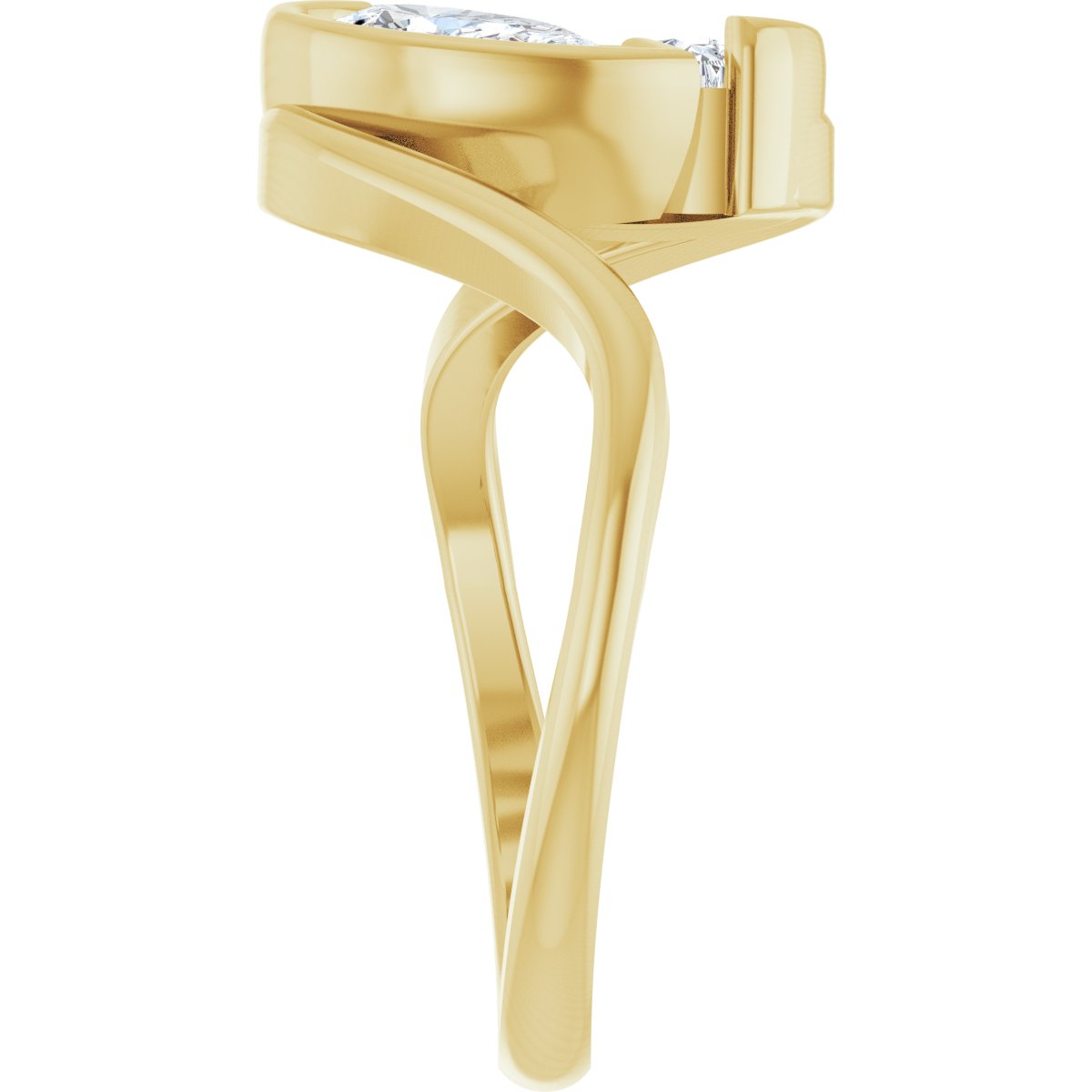 2 3/4 Ctw Lab-Grown Diamond Engagement Ring - White Gold - Lab Grown Diamond