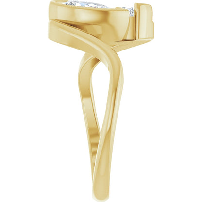 2 3/4 Ctw Lab-Grown Diamond Engagement Ring - White Gold - Lab Grown Diamond