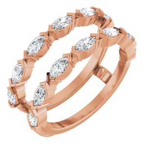 3/8 Ctw Marquise Lab-Grown Diamond Ring Guard