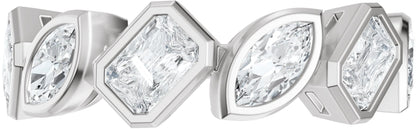 1 3/4 Ctw Emerald Lab-Grown Diamond Anniversary Band - White Gold - Lab Grown Diamond