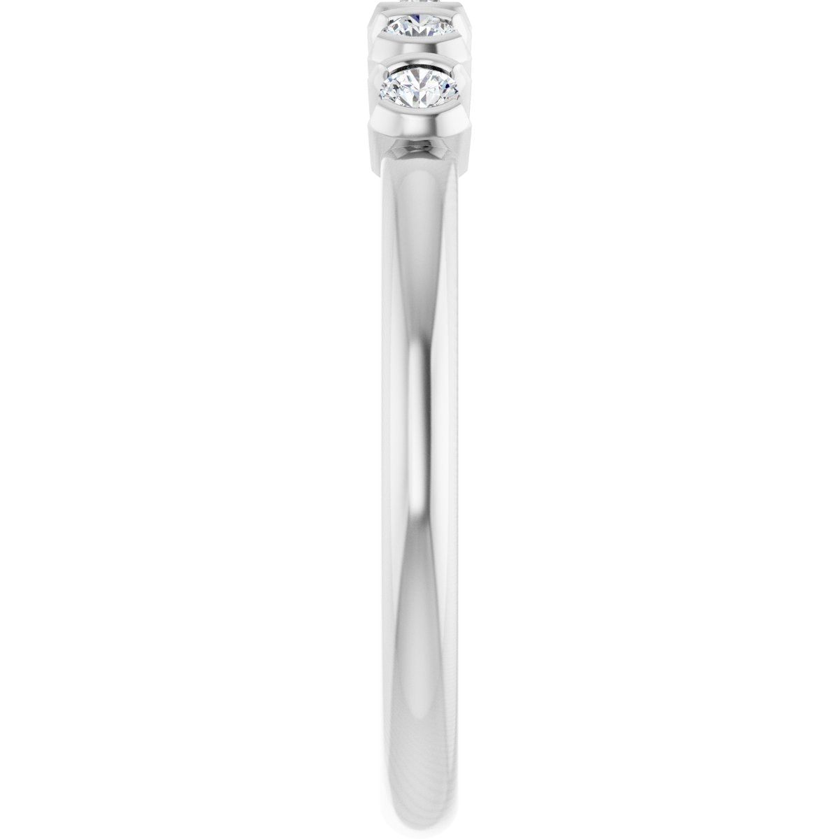 1/6 Ctw Lab-Grown Diamond Anniversary Band - White Gold - Lab Grown Diamond