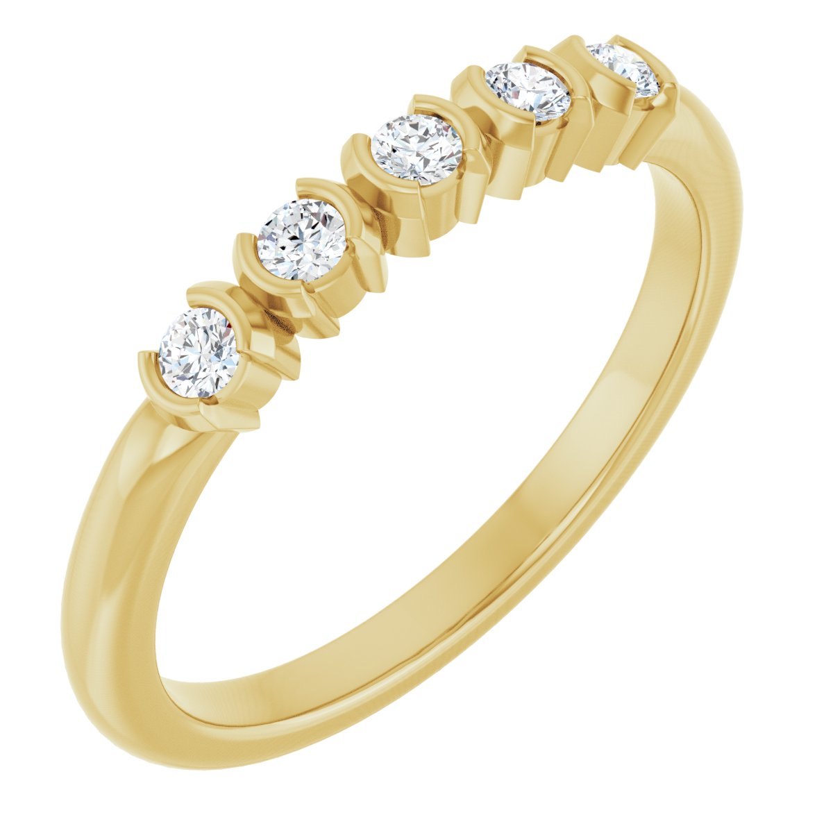 1/6 Ctw Lab-Grown Diamond Anniversary Band