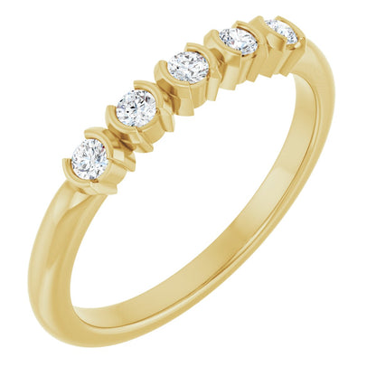 1/6 Ctw Lab-Grown Diamond Anniversary Band