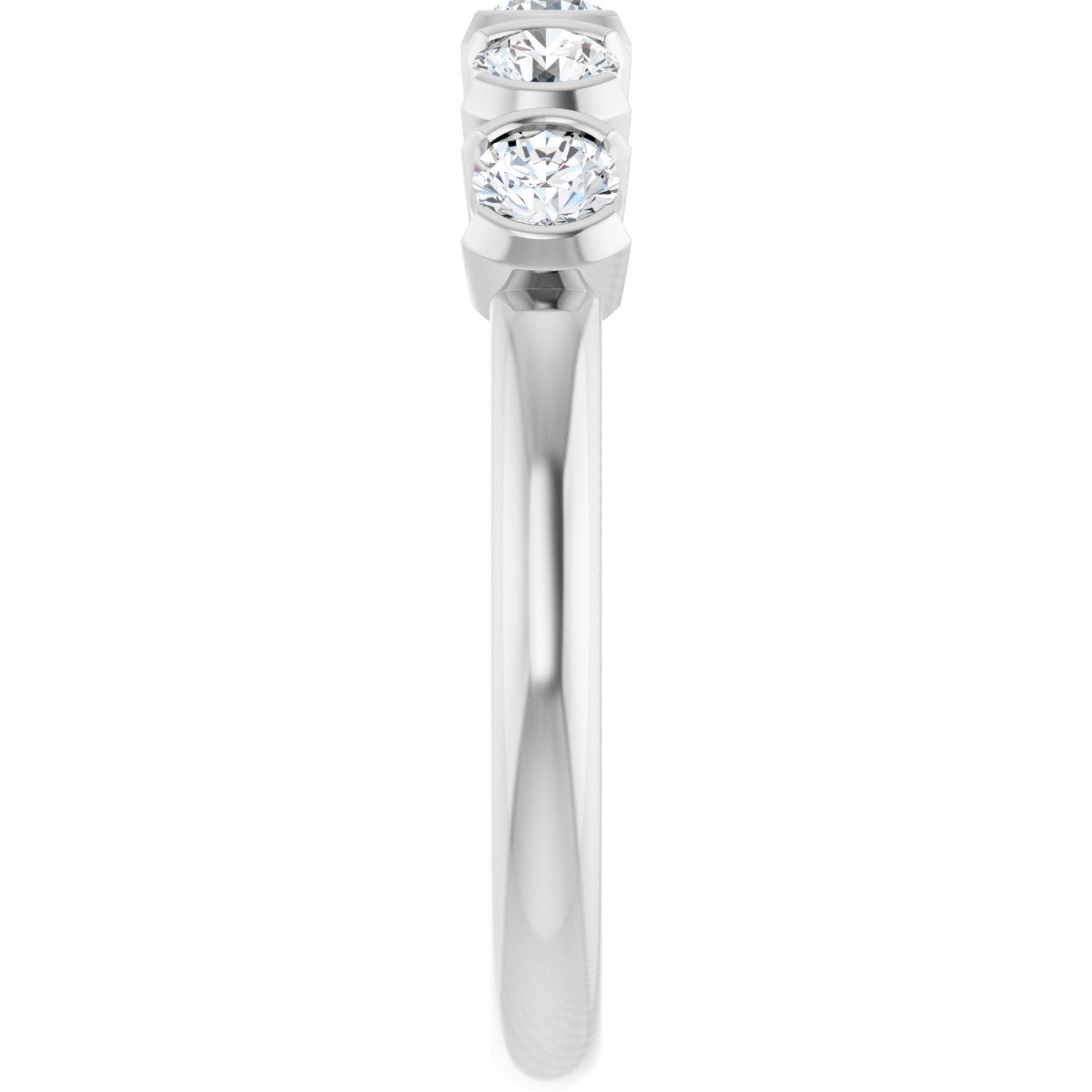 1/2 Ctw Lab-Grown Diamond Anniversary Band - White Gold - Lab Grown Diamond