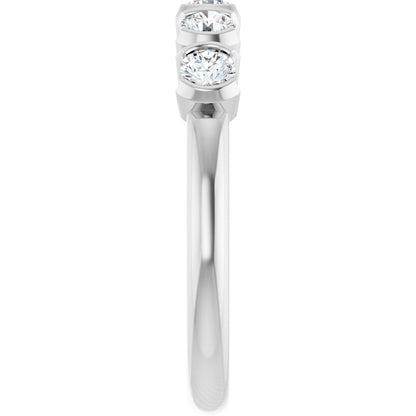 1/2 Ctw Lab-Grown Diamond Anniversary Band - White Gold - Lab Grown Diamond
