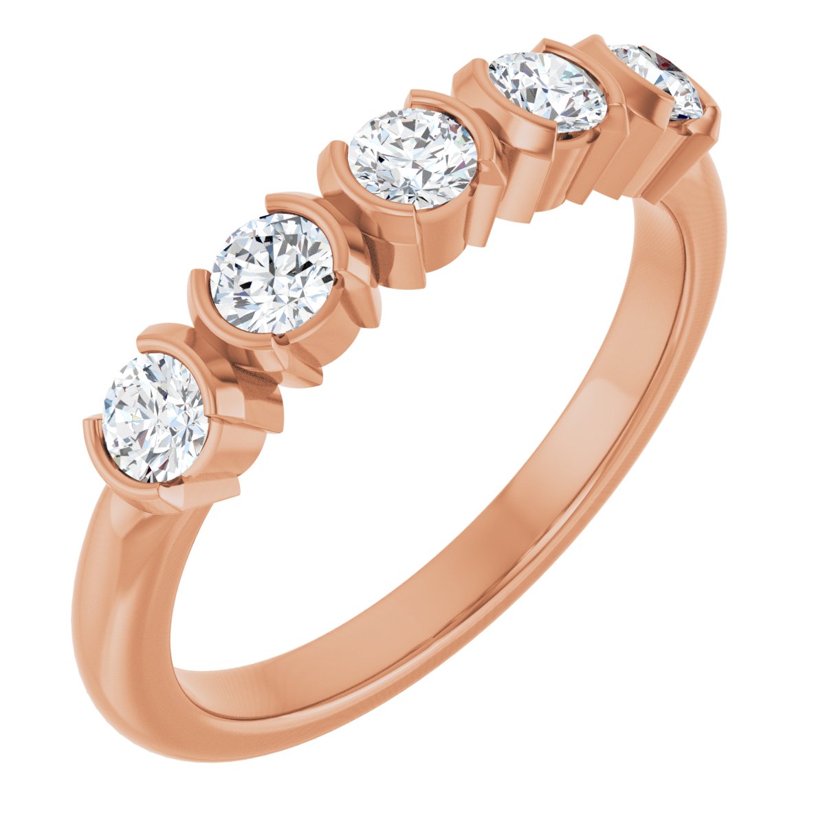 1/2 Ctw Lab-Grown Diamond Anniversary Band