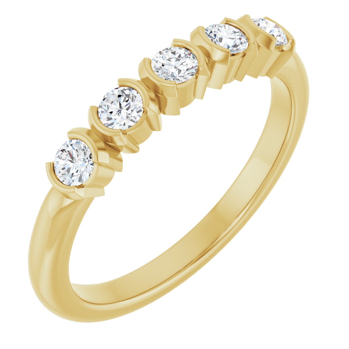 1/3 Ctw Lab-Grown Diamond Anniversary Band