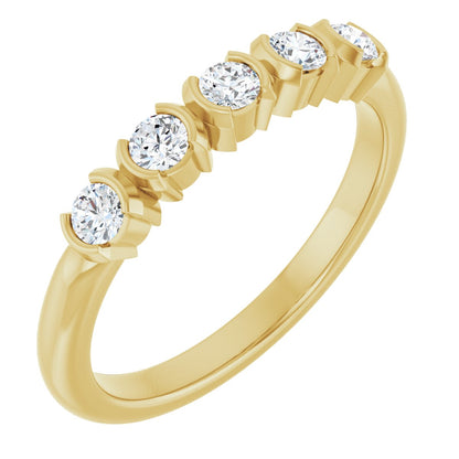 1/3 Ctw Lab-Grown Diamond Anniversary Band