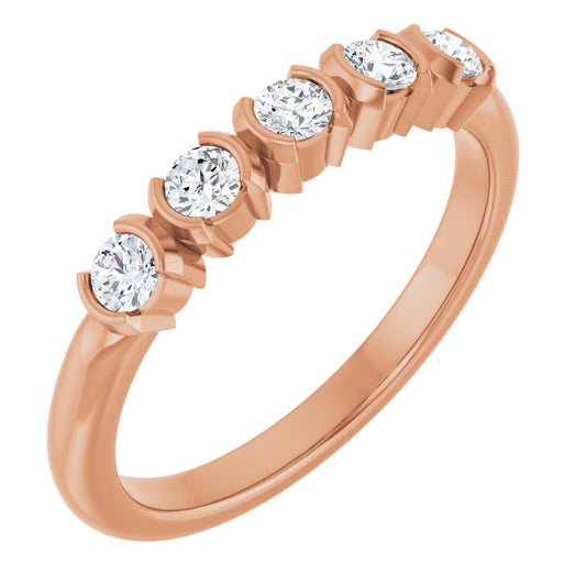 1/3 Ctw Lab-Grown Diamond Anniversary Band