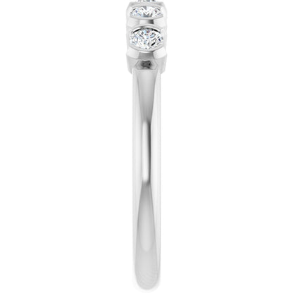 1/3 Ctw Lab-Grown Diamond Anniversary Band - White Gold - Lab Grown Diamond