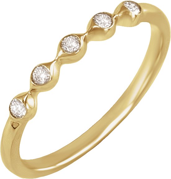 1/8 Ctw Lab-Grown Diamond Anniversary Band