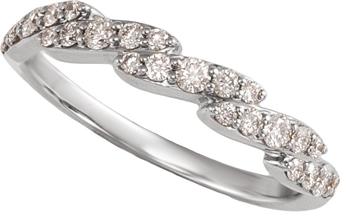 1/6 Ctw Lab-Grown Diamond Anniversary Band - White Gold - Lab Grown Diamond