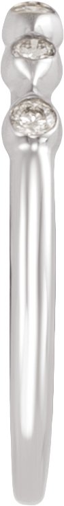 1/8 Ctw Lab-Grown Diamond Anniversary Band - White Gold - Lab Grown Diamond