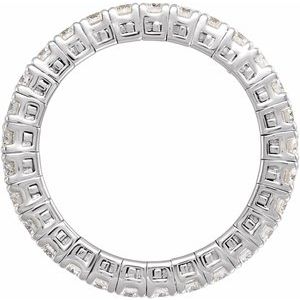 1 Ctw Lab-Grown Diamond Flexible Eternity Band